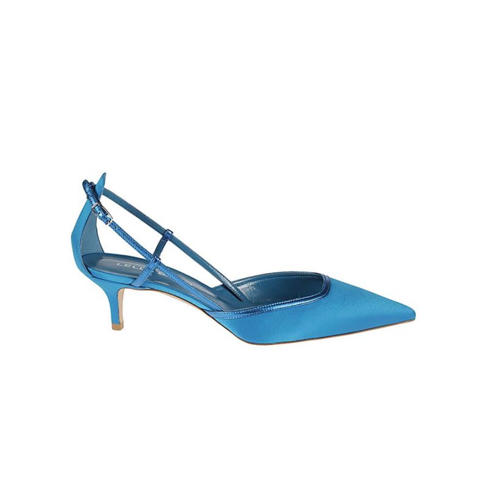 Lella Baldi Women's Blue Leather Pumps